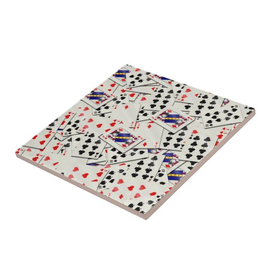 Spielkarte-Fliese Fliese (Seite)