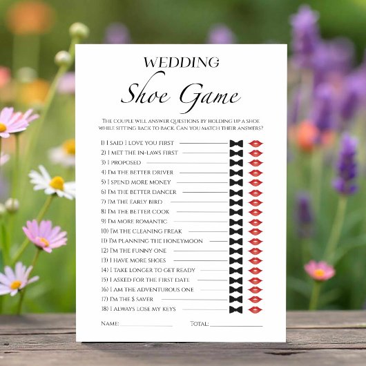 Spielkarte für das Minimalistische Brautparty der Einladung