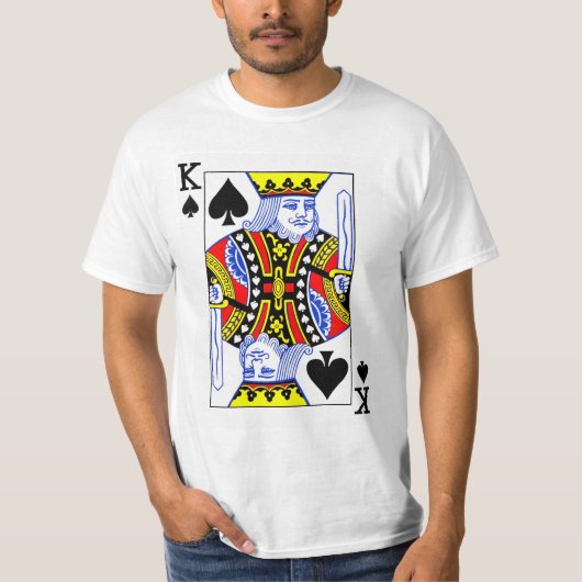 Spielkarte für den König T-Shirt (Vorderseite)