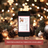 Spielkarte für jeden oder nie Festivals Einladung