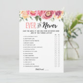 Spielkarte für jedes oder nie bearbeitbare Brautpa Einladung (Stehend Vorderseite)