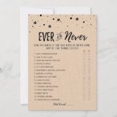 Spielkarte für jedes oder nie bearbeitbare Brautpa Einladung (Vorderseite)