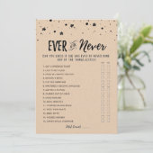 Spielkarte für jedes oder nie bearbeitbare Brautpa Einladung (Stehend Vorderseite)