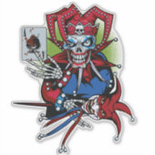 Spielkarte, Joker Aufkleber (Vorderseite)