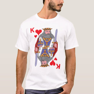 Spielkarte King Heart Card Kostüm Extravagantes Kl T-Shirt