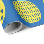 Spielkarte mit Ananas. Geschenkpapier (Rolleneckpunkt)