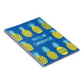 Spielkarte mit Ananas. Notizblock (Rechte Seite)