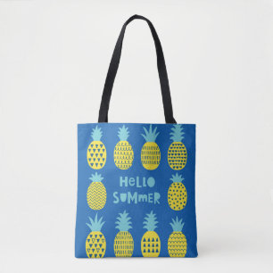 Spielkarte mit Ananas. Tasche
