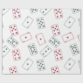 Spielkarte-Packpapier Geschenkpapier (Flach)