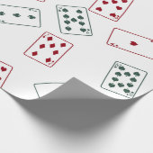 Spielkarte-Packpapier Geschenkpapier (Ecke)