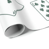 Spielkarte-Packpapier Geschenkpapier (Rolleneckpunkt)