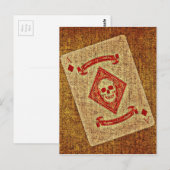 Spielkarte Postkarte (Vorne/Hinten)