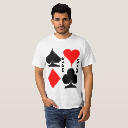 Spielkarte-T - Shirts (Vorne ganz)