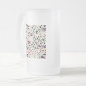Spielkarte-Tasse Mattglas Bierglas (Vorderseite Links)