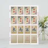 Spielkarten (10) - Joker Einladung (Stehend Vorderseite)