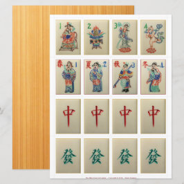 Spielkarten (1) - Blume, Jahreszeiten, Drachen Einladung