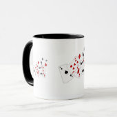 Spielkarten 1-Mug Tasse (Vorderseite Links)