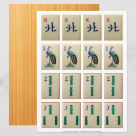 Spielkarten (3) - Nordwind, Bambus 1-3 Einladung