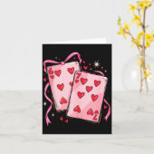 Spielkarten 6 7 Herz 67 Sechs Sieben Bogen Valent Karte (Gelbe Blume)