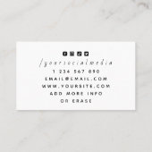 Spielkarten Albergo Colmanicchio Casino Coole Visitenkarte (Rückseite)