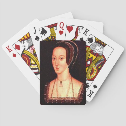 Spielkarten Anne Boleyn (Rückseite)