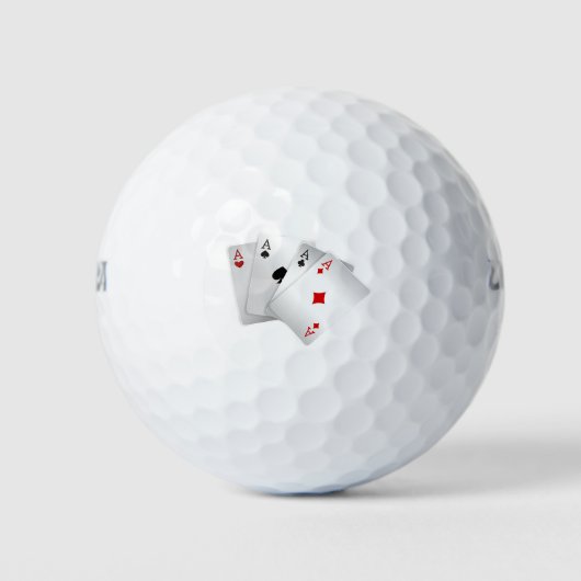 Spielkarten Anzug Herz Diamant Club Speed Golfball (Vorderseite)
