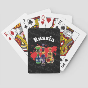 Spielkarten Babuschka Matrjoschka Matryoshka