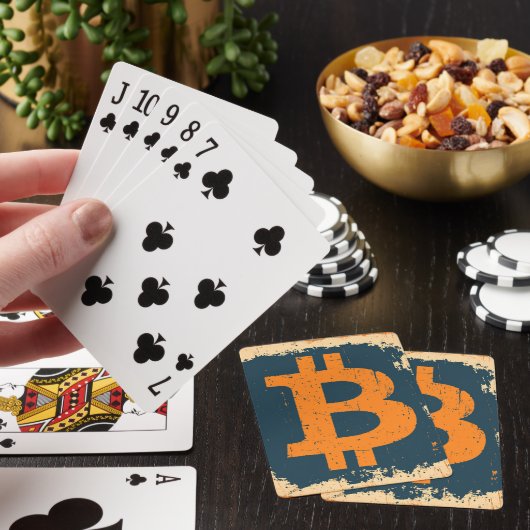 Spielkarten Bitcoin (In Situ)