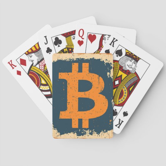 Spielkarten Bitcoin (Rückseite)