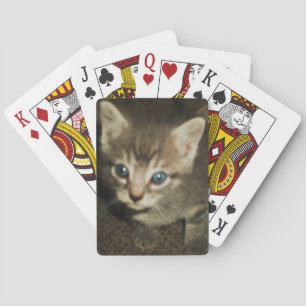 Spielkarten BLAUE MIT AUGEN KITTY