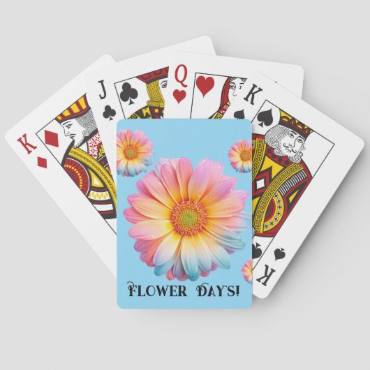 Spielkarten (Blumentag) (Rückseite)
