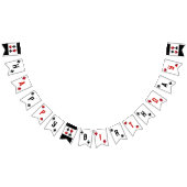 Spielkarten Casino Poker Glückwunsch Geburtstagsba Wimpelkette (Alle)