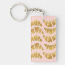 Spielkarten: Croissant Rose Wasserfarbe