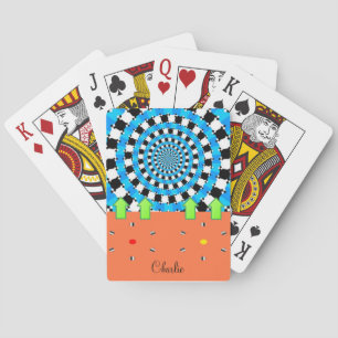 Spielkarten-Deck Abstrakte Kreispfeile Spielkarten