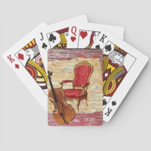 Spielkarten-Deck Cello viktorianisch Spielkarten