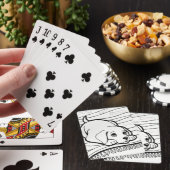 Spielkarten Deck Färbung Hund (In Situ)