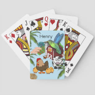 Spielkarten Deck Farm Tiere Kühe