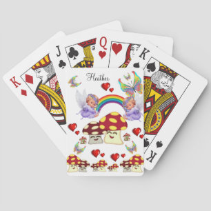 Spielkarten Deck Feen Pilz Regenbogen