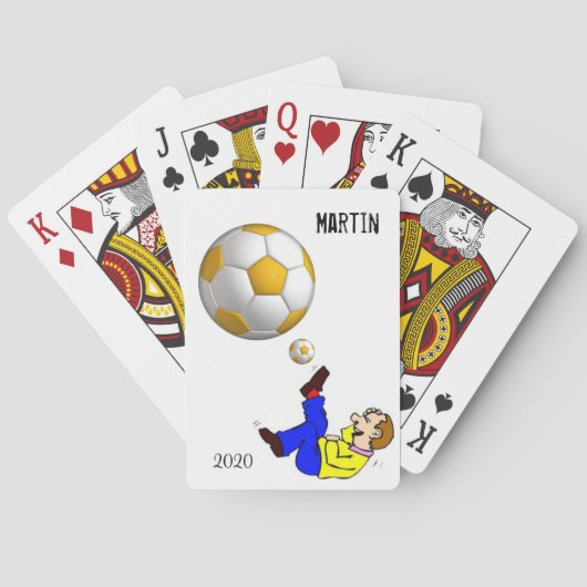 Spielkarten Deck Fußball (Rückseite)