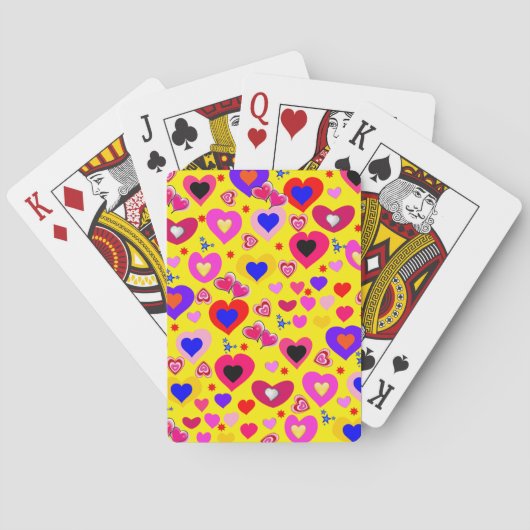 Spielkarten Deck Gelber Regenbogen (Rückseite)