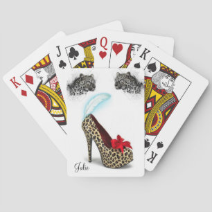 Spielkarten Deck Leopard Absätze