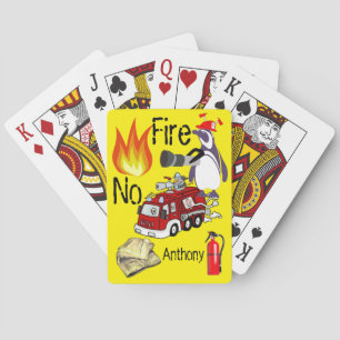 Spielkarten Deck Pinguin Feuerwehrauto