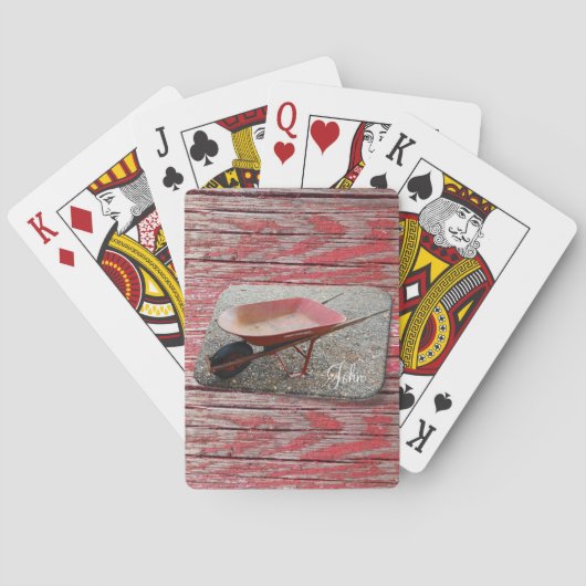 Spielkarten-Deck-Schubkarre Spielkarten (Rückseite)