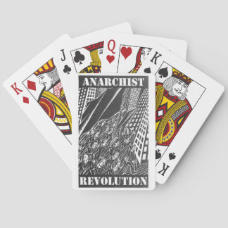 Spielkarten der Anarchistenrevolution