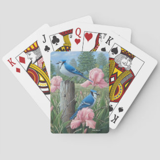 Spielkarten der Blauhäher