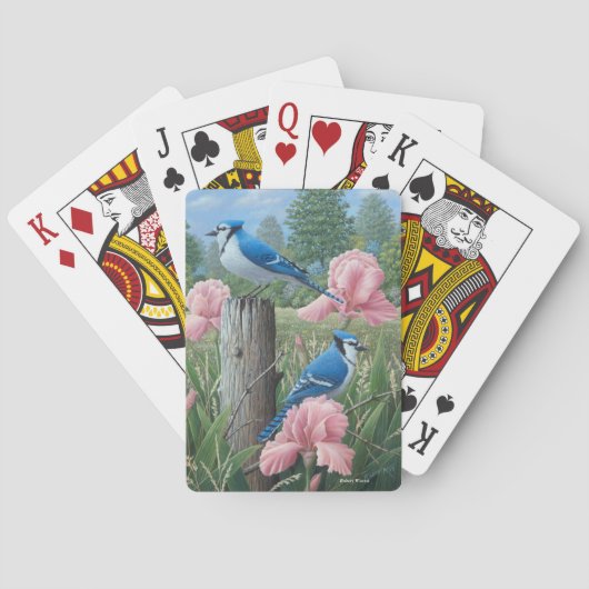 Spielkarten der Blauhäher (Rückseite)