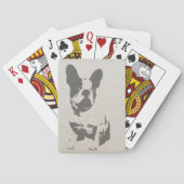 Spielkarten der französischen Bulldogge (Rückseite)
