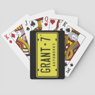 Spielkarten des Logo-G7 - Schwarzes
