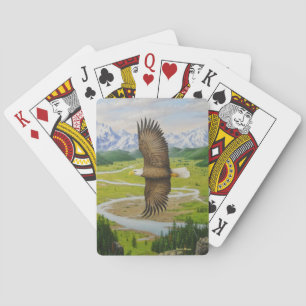 Spielkarten des Weißkopfseeadlers