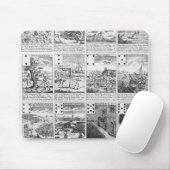 Spielkarten, die "Blasen" Risiken verspotten Mousepad (Mit Mouse)